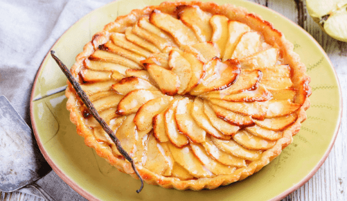 Receta de Tarta de manzana con hojaldre
